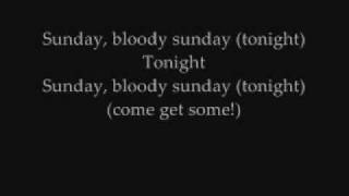 Sunday Bloody Sunday  U2 with lyrics [upl. by Akenna636]