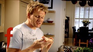 Gordon Ramsay Teaches How To Pan Roast A Pork Chop  The F Word [upl. by Auqenahs]