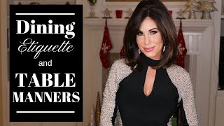 Dining Etiquette 101  Table Manner Tips and Tricks  TOPICS WITH TRACY [upl. by Amaj]