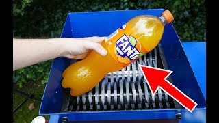 FANTA SHREDDING AMAZING EXPERIMENT [upl. by Rae117]