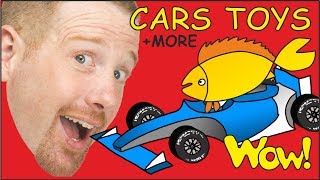 Cars Toys  MORE  English Collection of Stories for Kids from Steve and Maggie  Wow English TV [upl. by Aronoel]