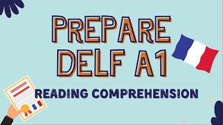 Practice DELF A1 Reading comprehension  Tips for DELF [upl. by Hughmanick]