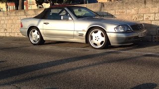 Mercedes Benz SL600 V12 drive and review R129 [upl. by Baryram454]