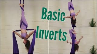 Basic Aerial Silks Inverts  UNIQUE AERIALISTS [upl. by Obellia]