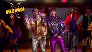 Disco Dancing And Roller Skating  The Big Bang Theory [upl. by Nylrebmik324]