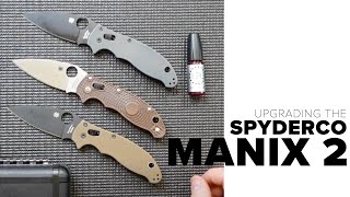 Modding the Spyderco Manix 2  Major Upgrade [upl. by Eanram]