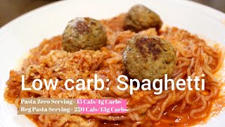 Low Carb Shirataki spaghetti [upl. by Trilly684]