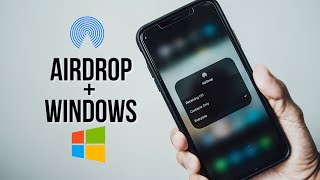 AIRDROP FOR WINDOWS PC HOW TO TRANSFER FILES FROM PC TO IPHONE WIRELESSLY [upl. by Beker]