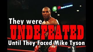 Mike Tyson vs 6 UNDEFEATED Opponents [upl. by Electra]