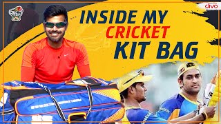 Inside My Cricket KIT Bag  Kit Bag Tour With Badri [upl. by Ynaiffit]