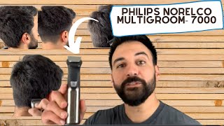 Haircut Philips Norelco Multigroom 7000 MG7750 [upl. by Ellene]