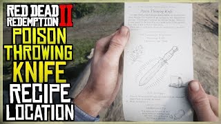 WHERE TO FIND THE POISON THROWING KNIFE  RED DEAD REDEMPTION 2 EXACT LOCATION [upl. by Moia536]