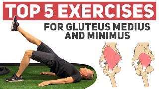 Top 5 Exercises for Gluteus Medius amp Minimus New Research [upl. by Zetra]