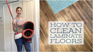 HOW TO CLEAN LAMINATE FLOORS  OCEDAR MICROFIBER MOP REVIEW [upl. by Jacki]