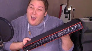 Focusrite Scarlett 18i20 3rd Gen  Unboxing amp First Testing [upl. by Jameson]