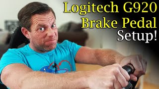 How To Correctly Setup Your Logitech G920 G923 Brake Pedal [upl. by Hillyer]