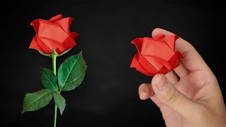 Origami Kawasaki Rose  Simplified Version [upl. by Derwon]