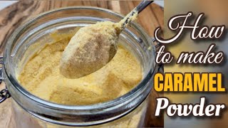 How to make Caramel Powder at home [upl. by Elwira]