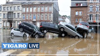 🔴Belgique les dégâts impressionnants des INONDATIONS dans la ville de Verviers [upl. by Kester]