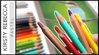 How to use PASTEL PENCILS  A complete BEGINNER guide [upl. by Aihcsrop]