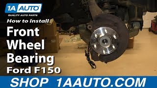 How To Replace Front Wheel Bearing Hub Assembly 0408 Ford F150 [upl. by Sices]