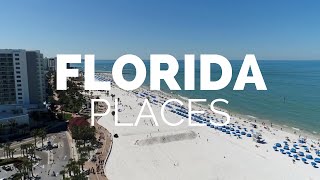 10 Best Places to Visit in Florida  Travel Video [upl. by Ihtak334]