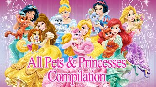 Disney Princess Palace Pets  All Pets amp Princesses Compilation NEW 2015 [upl. by Aikan994]