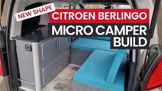 Micro Campervan Conversion Build  5 Days in 5 Mins [upl. by Ellatsirhc]