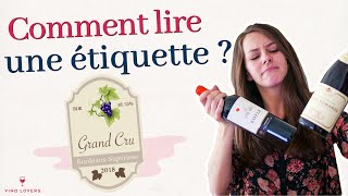 Choisir son vin comment lire létiquette dune bouteille [upl. by Mayman879]