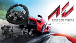 Logitech G923 G920 G29 Best Assetto Corsa Force Feedback Settings [upl. by Eidnim]