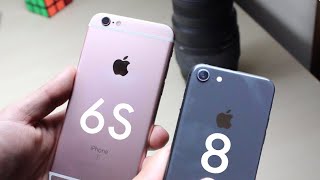 iPHONE 6S Vs iPHONE 8 IN 2018 Comparison  Review [upl. by Chamberlain]