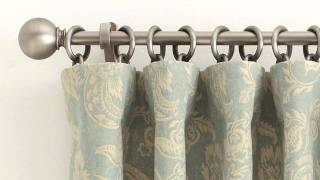 How to Correctly Hang a Drape at Home  Pottery Barn [upl. by Scevour889]