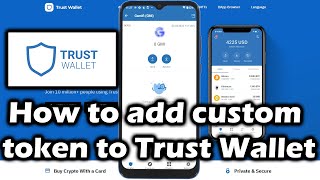 How to add custom token in Trust wallet [upl. by Oleta516]