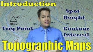 How to read a Topographic  Contour Map [upl. by Readus]