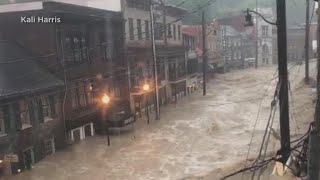 Flash flooding hits Ellicott City Maryland [upl. by Ehcor]