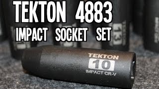 TEKTON 4883 12quot Metric Impact Socket Set [upl. by Map870]