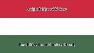 Nationalhymne Ungarn HUDE Text  Anthem of Hungary [upl. by Philippa]