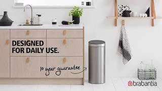 Touch Bin New 30 litre  Brabantia [upl. by Samantha]