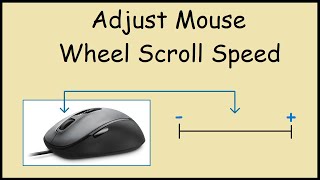 How to Adjust Mouse Wheel Scroll Speed in Windows 10 [upl. by Llerrot601]