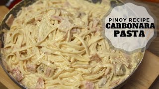 Creamy Carbonara Pasta  Christmas Recipe [upl. by Cooley]