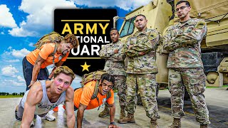 FITNESS INFLUENCERS VS US ARMY Who Is Stronger [upl. by Becker]