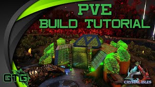 Ark Crystal Isles PVE Base Build Tutorial Part 13  The Main Base [upl. by Chatterjee]