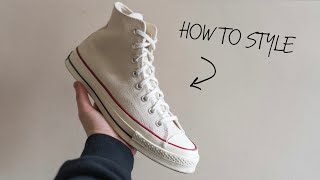 HI TOP CONVERSE CHUCK TAYLOR OUTFIT IDEAS [upl. by Sucirdor]