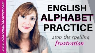 How to Say English Letters American English Alphabet Pronunciation [upl. by Aleacin]