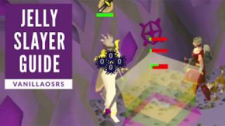 OSRS Jelly Slayer Guide  Safespots and Magic  Ranged  Melee Tactics [upl. by Rramaj]