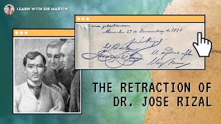 THE RETRACTION OF JOSE RIZAL [upl. by Etnecniv379]