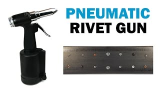 How to use a Rivet Pneumatic Air Gun  Fasteners 101 [upl. by Rodger]