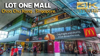 4K Lot One Mall  Singapore Mall Walk Tour [upl. by Nnaoj]