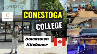 Conestoga College  Downtown Campus Tour  Kitchener [upl. by Eixel921]