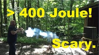 400 Joule World Record Homemade Arrow Shooter [upl. by Ahsikahs]